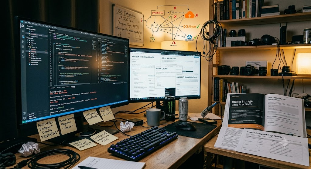 为什么 AWS S3 SDK 不能「开箱即用」兼容所有 OSS？—— 多提供商对象存储踩坑实录